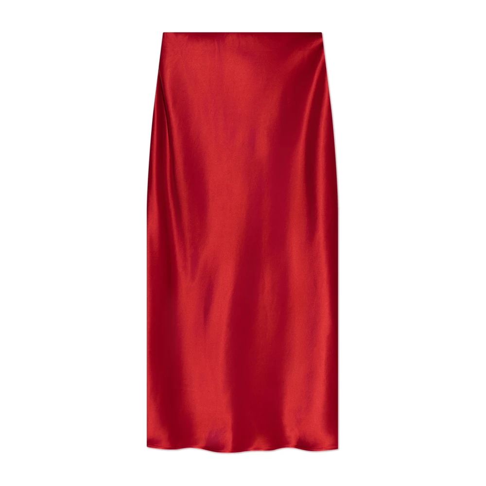 By Malene Birger Rode Boshan Rok A-lijn Midi By Herenne Birger Red Dames