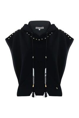 metallic-detail-two-tone-tassel-hoodie