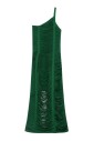 robe-verte-a-une-epaule-a-franges