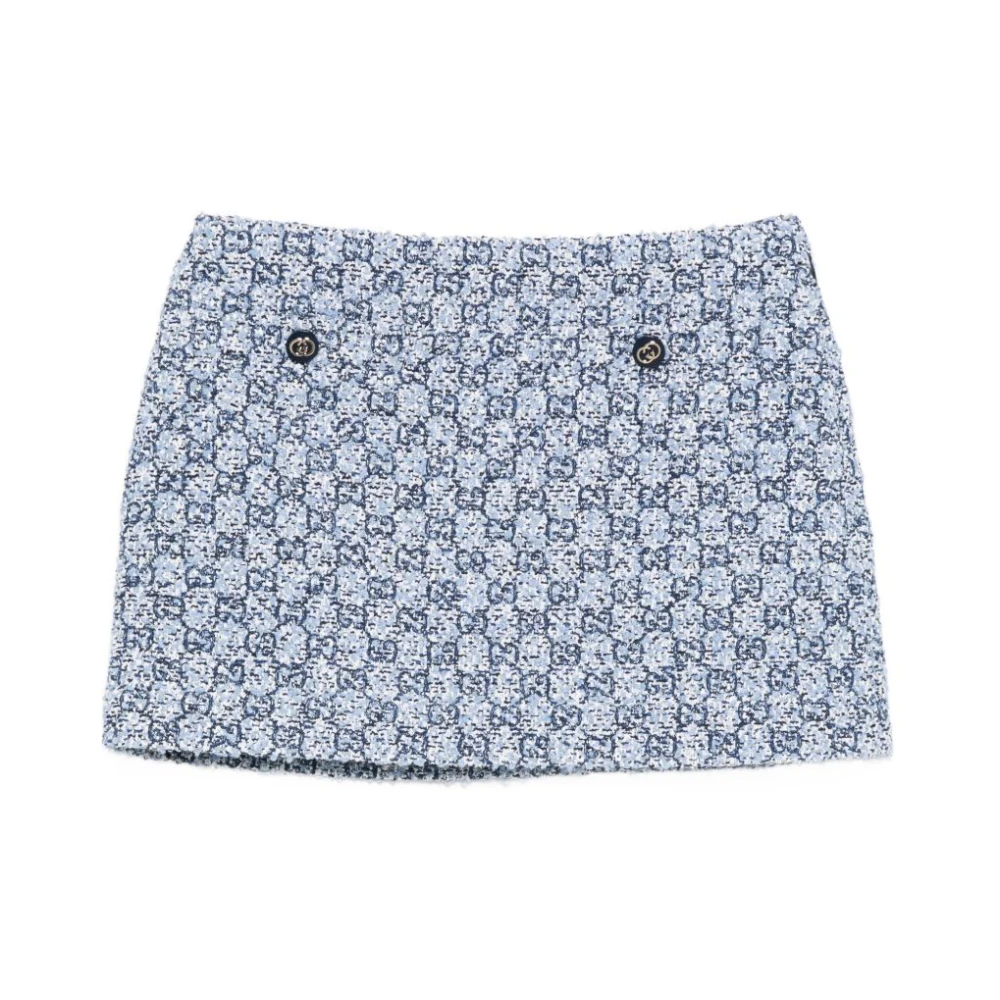 Gucci Women's Blue Short Skirt