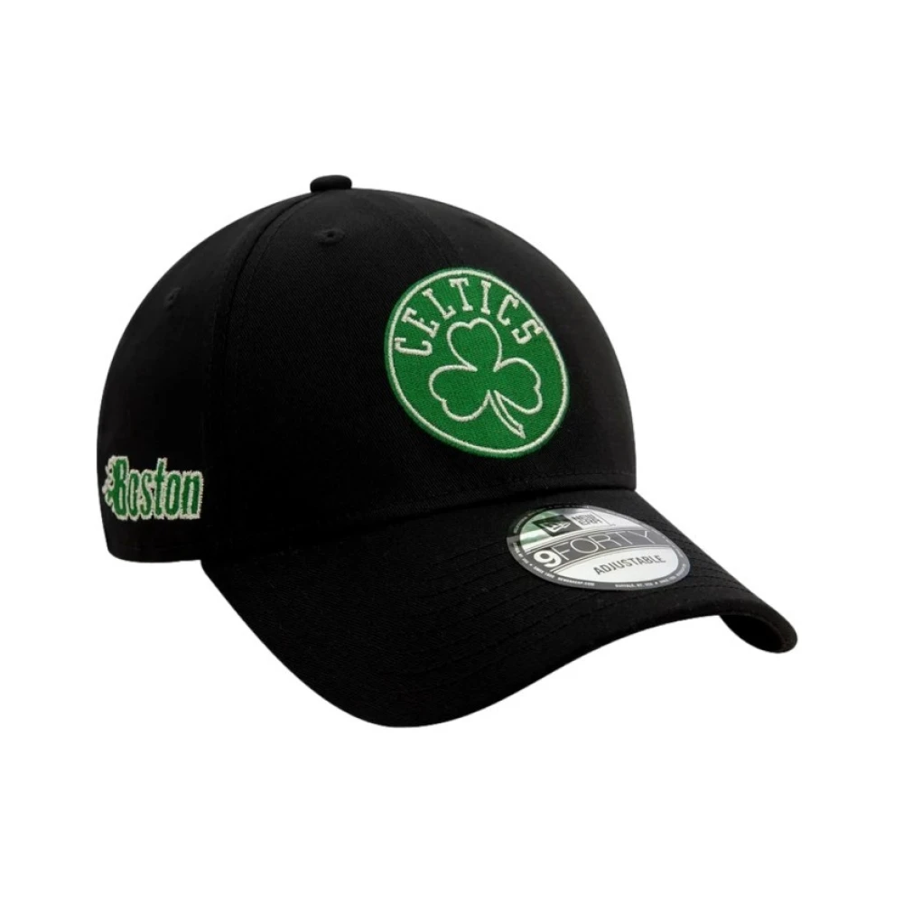 new era Zwarte Celtics NBA Metallic Pet Black Heren