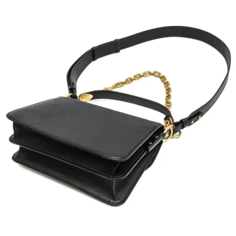 Coach Pre-owned Leather handbags Black Dames