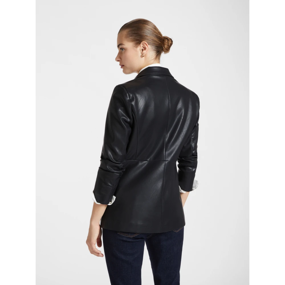 Elena Mirò Blazer met één knoop Black Dames