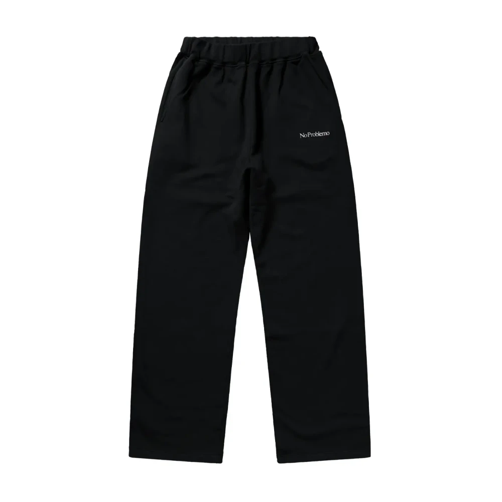 No Problemo Black Mini Problemo Straight Sweatpant - Male - Sweatpants - Xl - Trousers