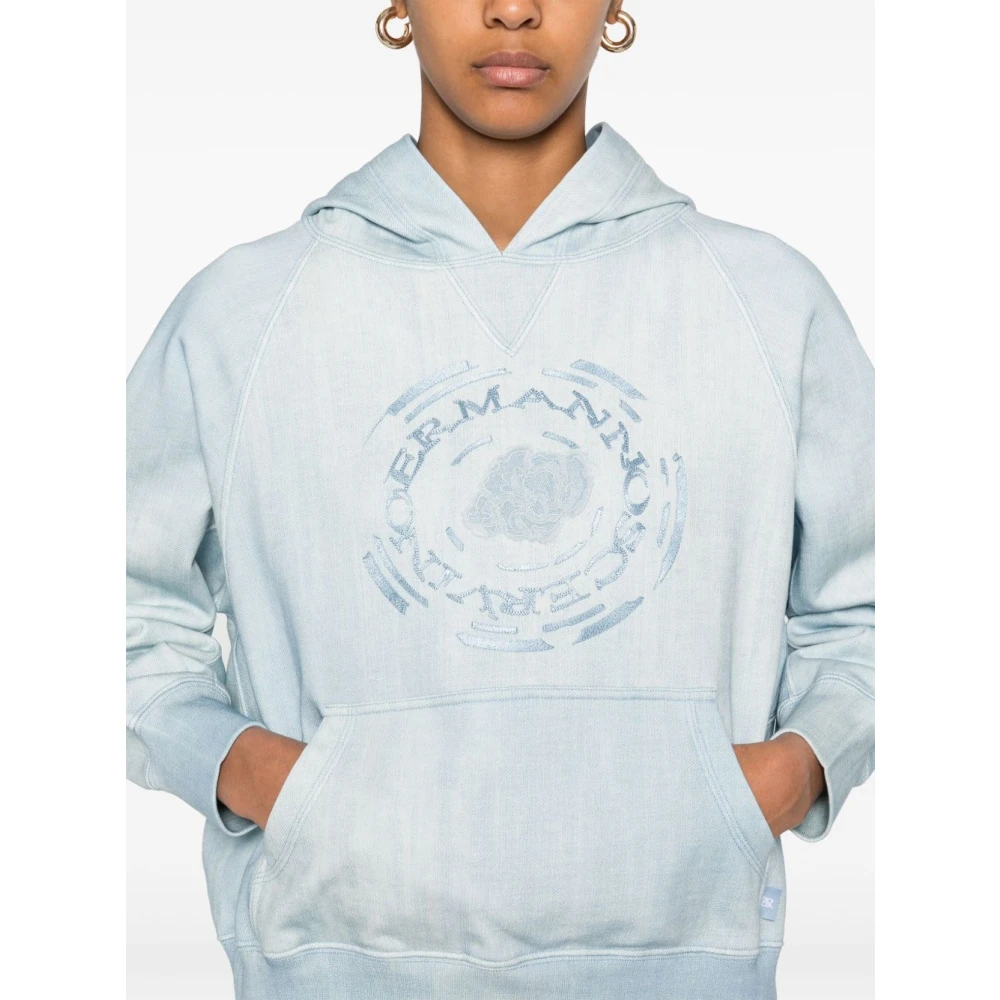 Ermanno Scervino Lichtblauwe trui met Franse terry Blue Dames