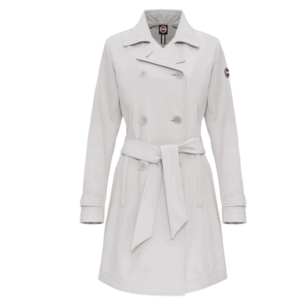 Colmar Vrouw Wit Jassen Dames, L, Leer, New Futurity Trench Coat