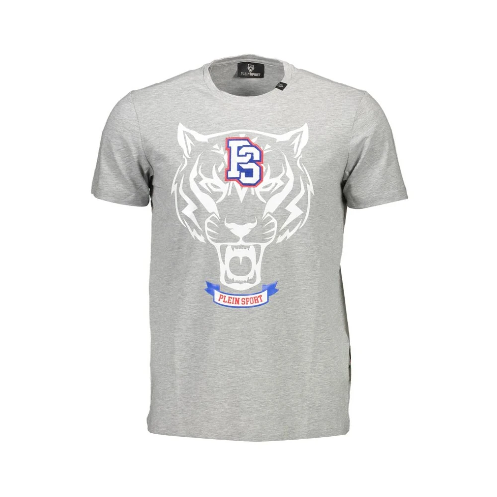 Plein Sport Men's Gray Cotton T-Shirt