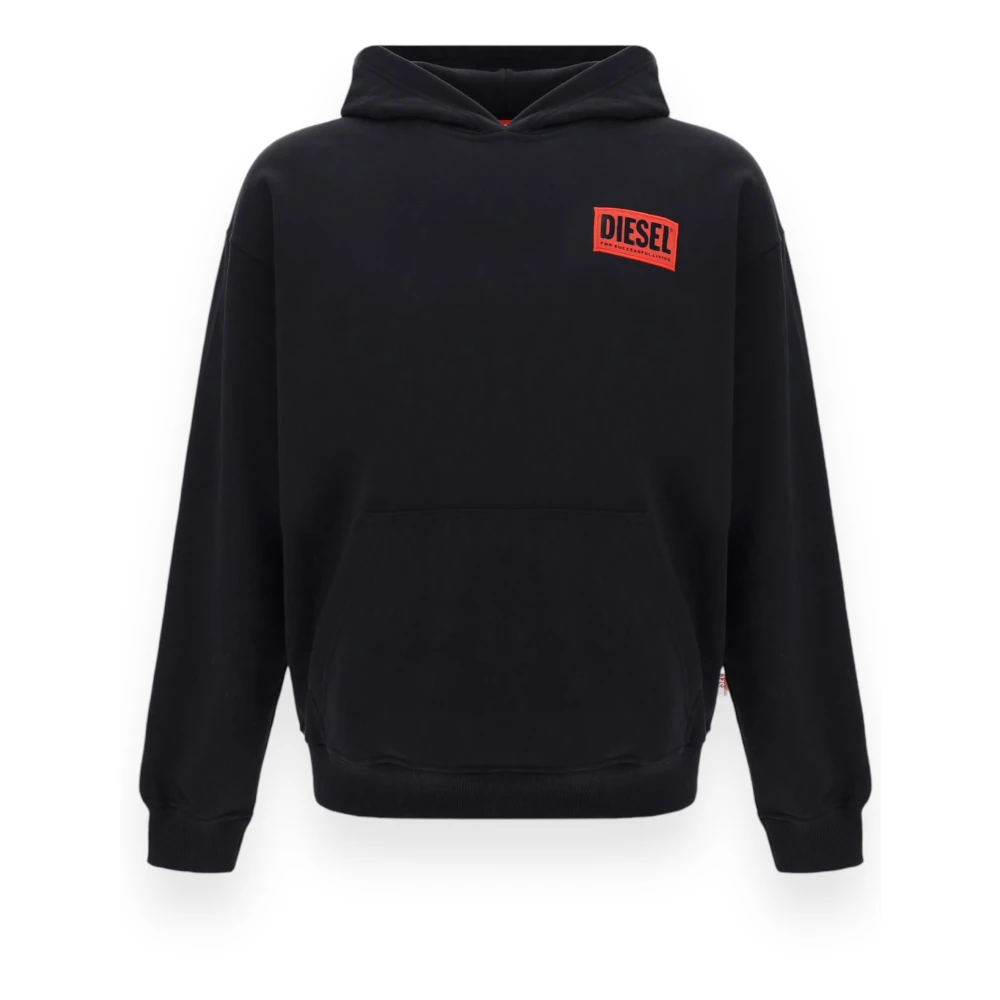 Diesel Herren Schwarz Sweatshirts & Hoodies, K, Xlgröße:
