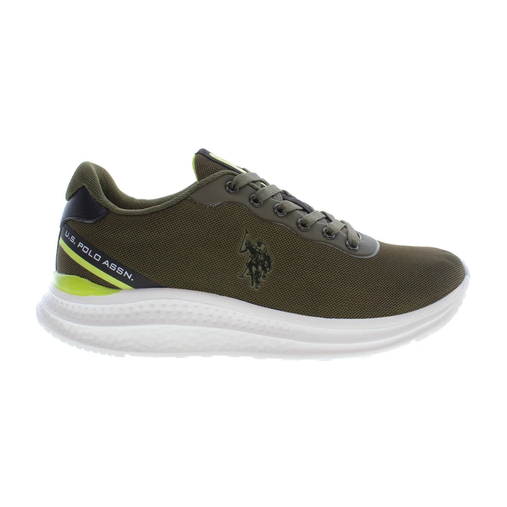 U.S. POLO ASSN. Green Polyester Men's Sneaker - EU45/US12 - Image 3