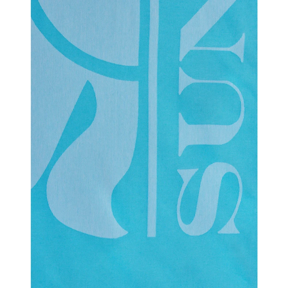 Sundek Strandhanddoek met sleutelontwerp Blue Unisex