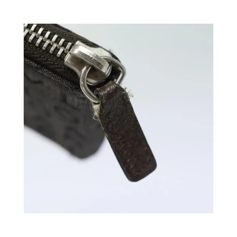 Bvlgari Vintage Pre-owned Canvas key-holders Brown Dames