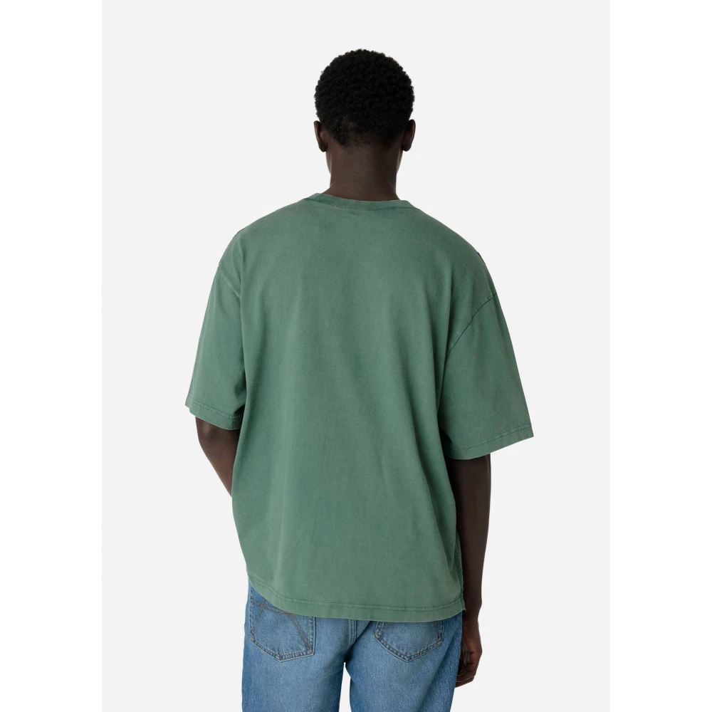 Axel Arigato Eer Gewassen T-shirt Green Heren