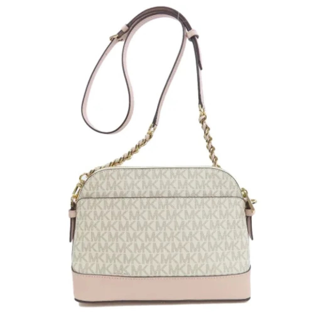 Michael Kors Pre-owned Fabric shoulder-bags Beige Dames
