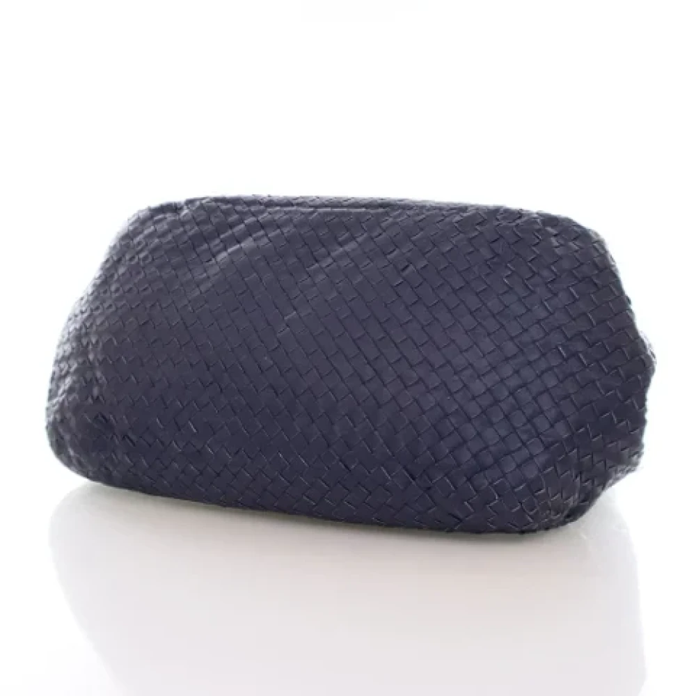 Bottega Veneta Vintage Pre-owned Leather handbags Blue Dames