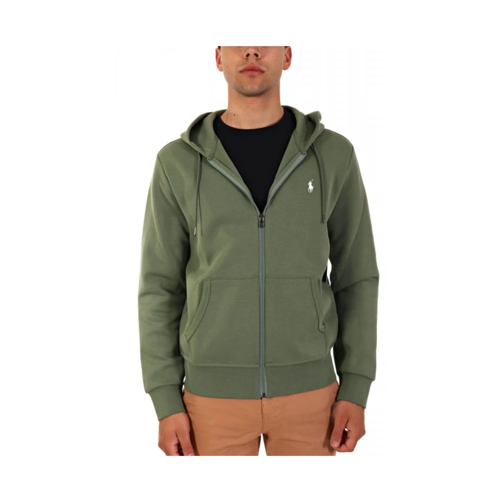 Ralph Lauren Men's Green Zip-Throughs, Xl, Zip-Up Hoodie