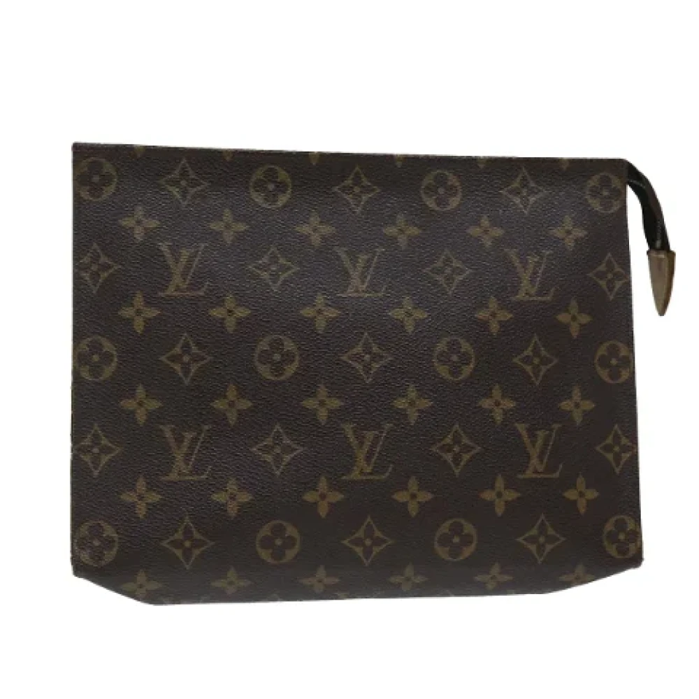 Louis Vuitton Vintage Pre-owned Canvas pouches Brown Dames