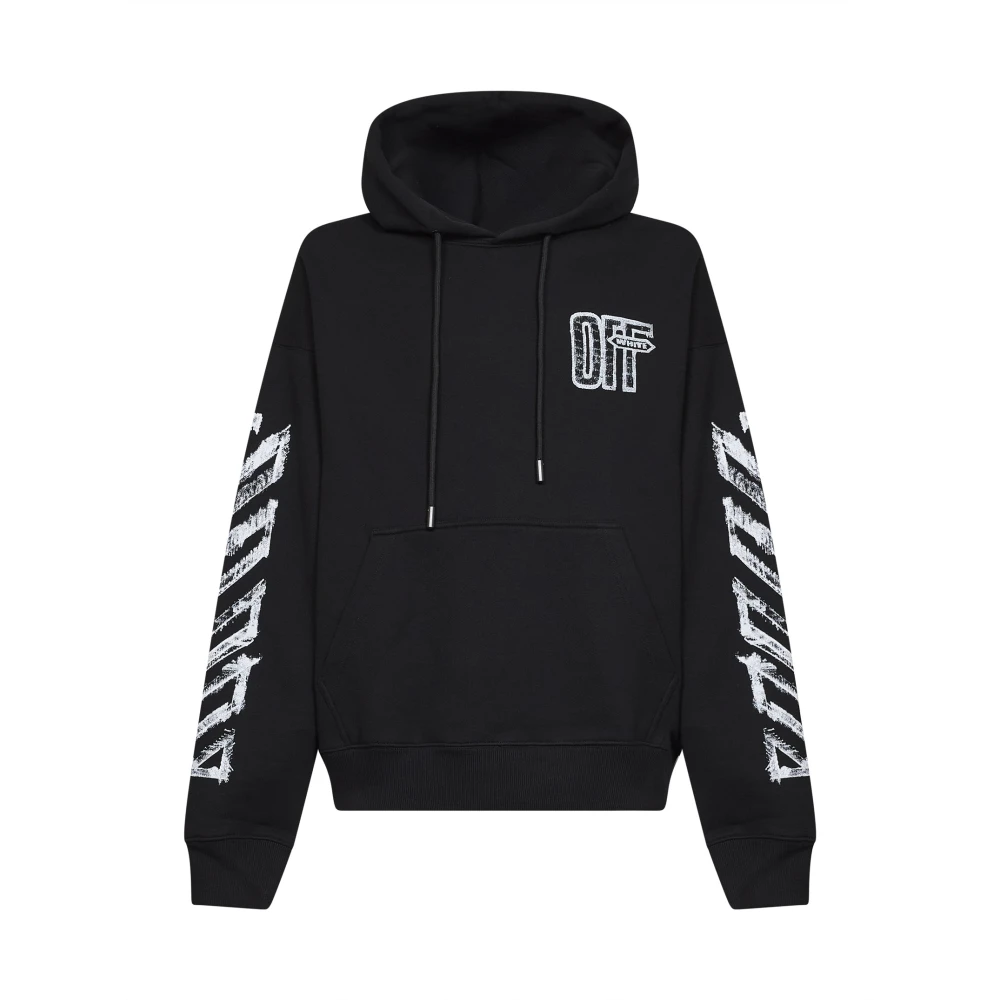 Off White Uomo Nero - The Hoodie - Sweatshirts & Hoodies - Xs - Immagine 2