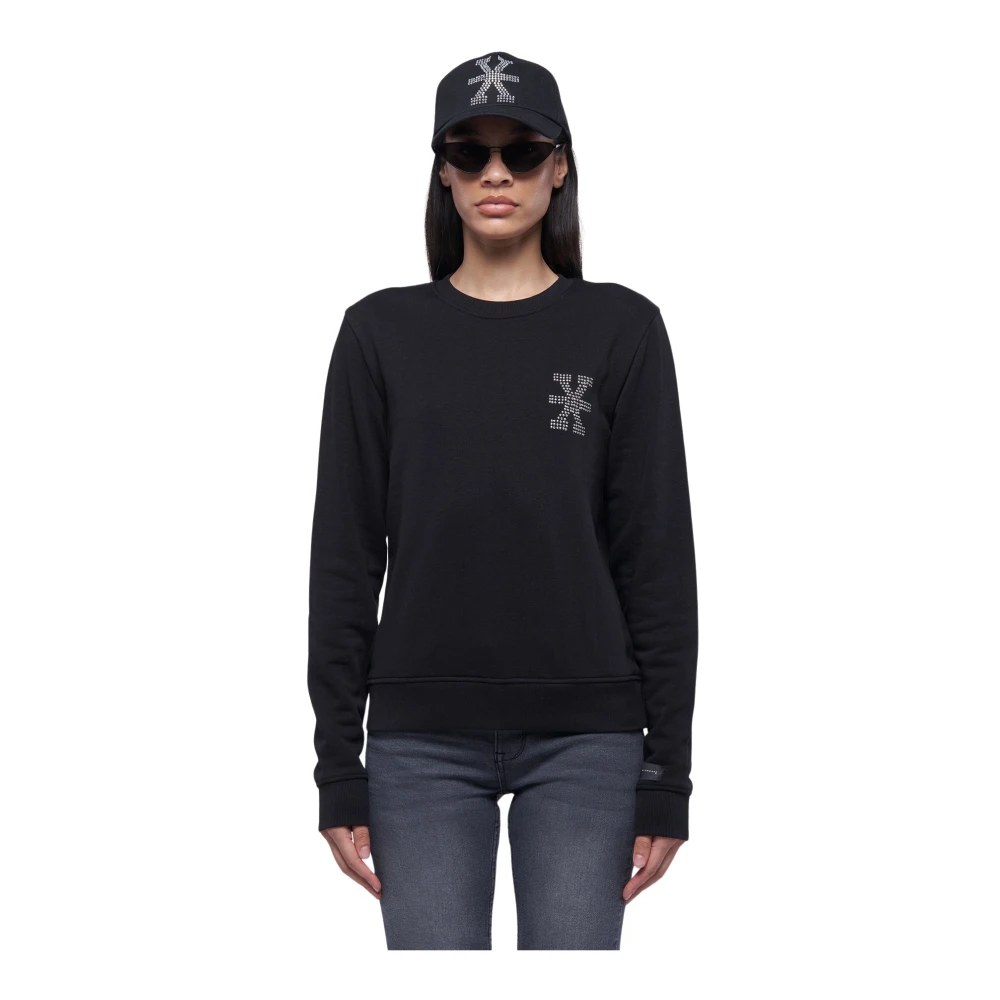 John Richmond Sweatshirt met logo Black Dames