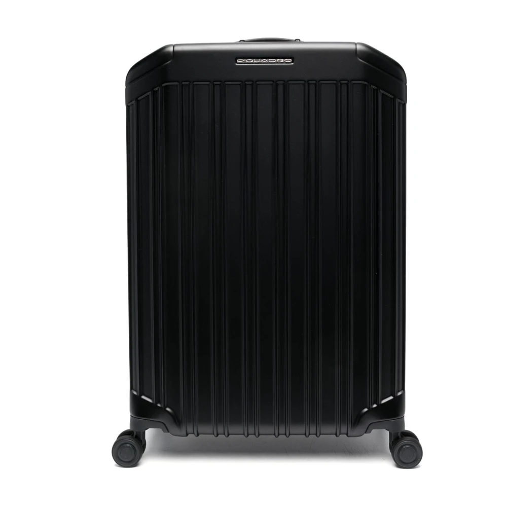 Piquadro Unisex Schwarz Hartschalenkoffer Mit Rollen