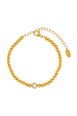 Klar CZ & Ball Armband