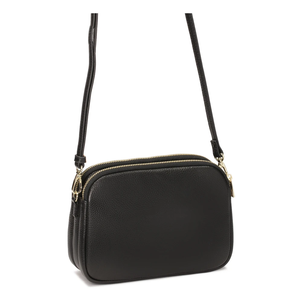 Kazar Kleine zwarte handtas met quilten en monogram Black Dames