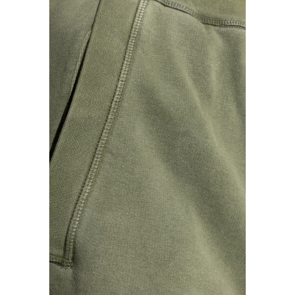 Dsquared2 Sweatpants met wijde pijpen Green Dames