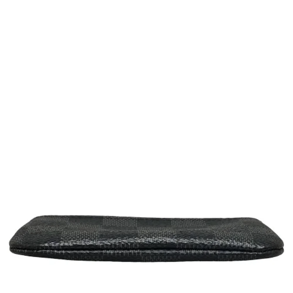 Louis Vuitton Vintage Pre-owned Canvas wallets Black Heren