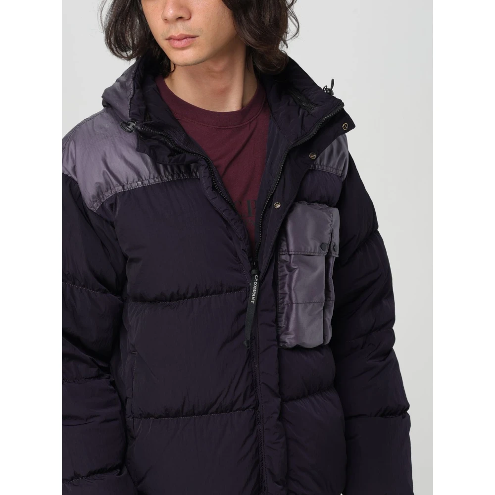 C.P. Company Eco-Chrome Paars Gemengd Jack Purple Heren