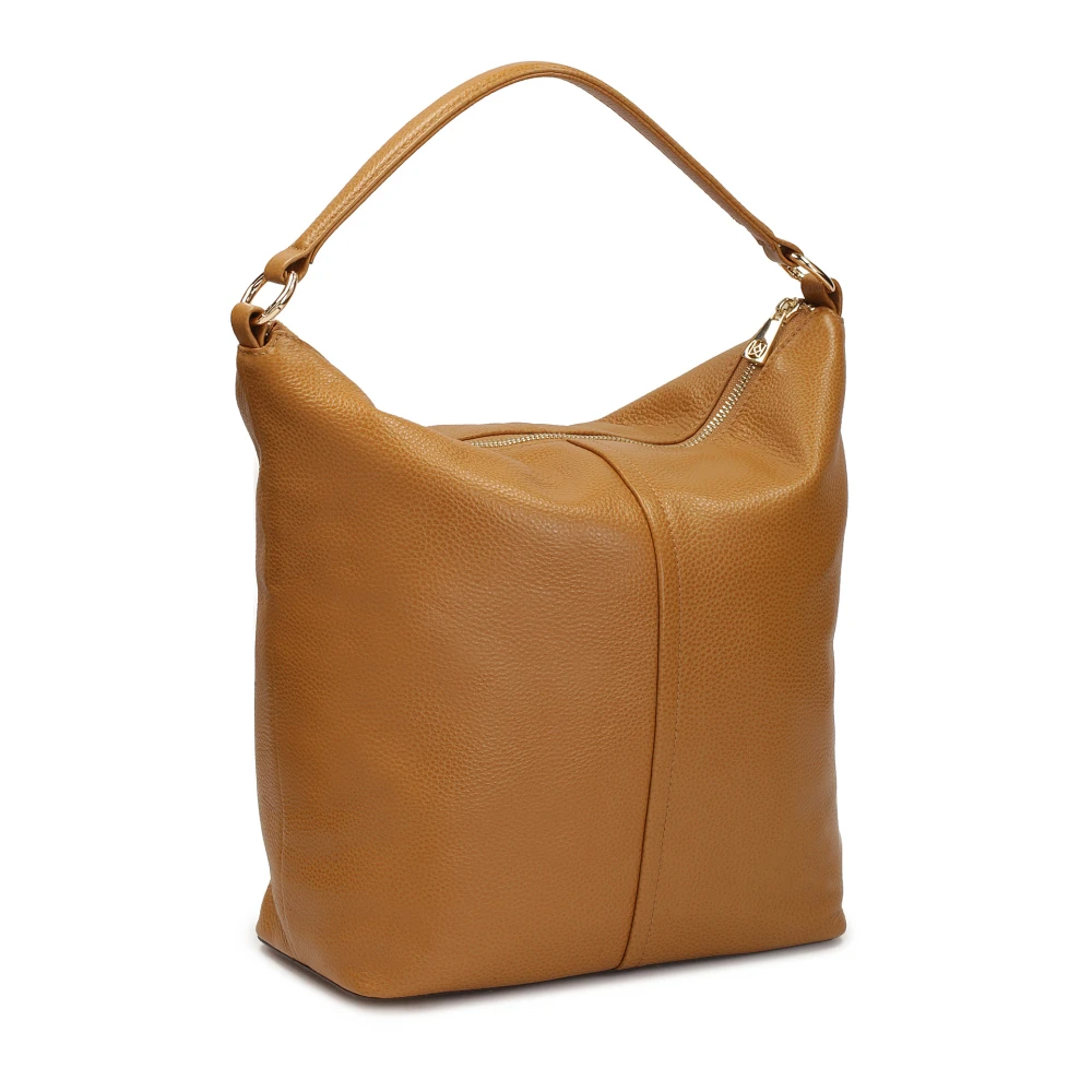 Kazar Lichtbruine urban leren handtas Brown Dames