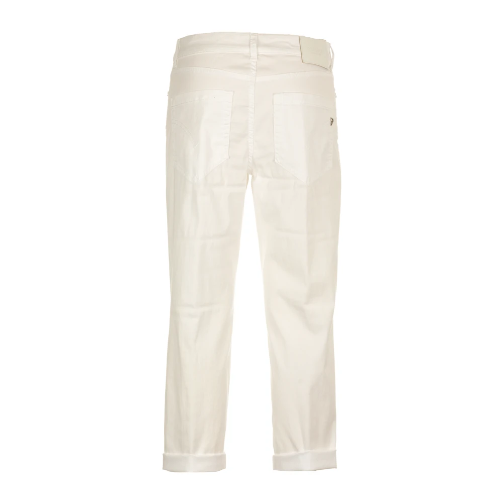 Dondup Cropped Jeans White Dames