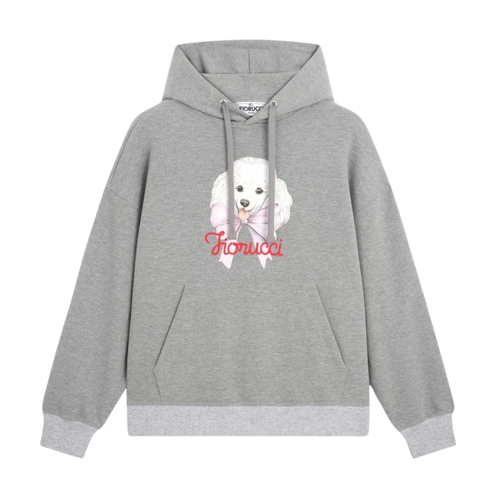 Fiorucci Women's Gray Relaxed-Fit Hoodie - Hoodies - Xs - Sweatshirts & Hoodies