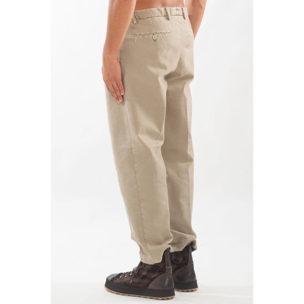 Briglia 5-Pockets Broek in Bricklaned Stijl Beige Heren