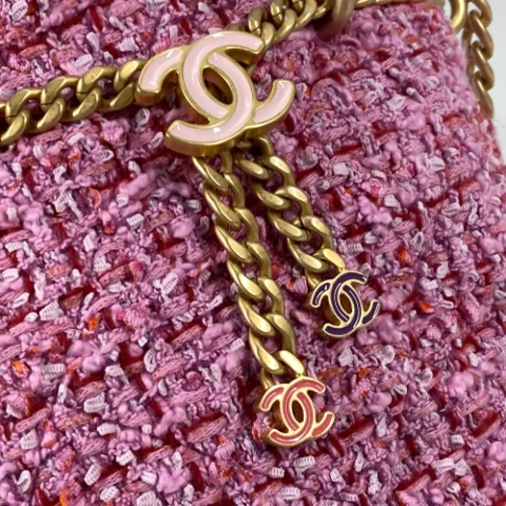 Chanel Vintage Pre-owned Fabric chanel-bags Pink Dames