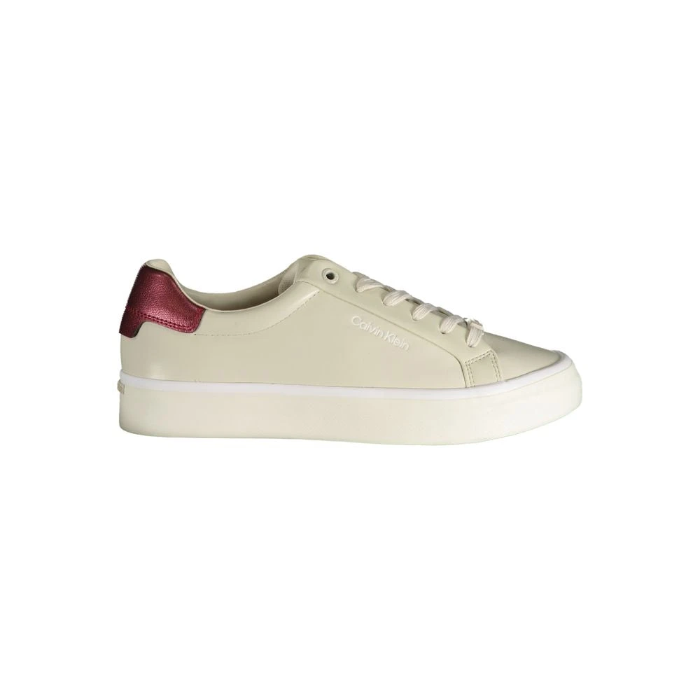 Calvin Klein Women's Beige Polyester Sneaker