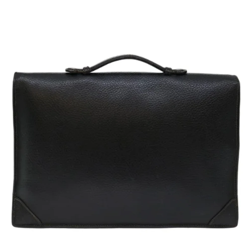 Loewe Pre-owned Leather handbags Black Dames