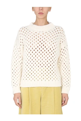 Net Knit Crewneck