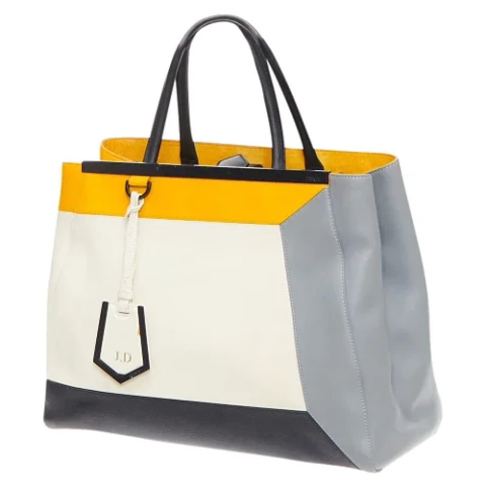 Fendi Vintage Pre-owned Leather totes White Dames