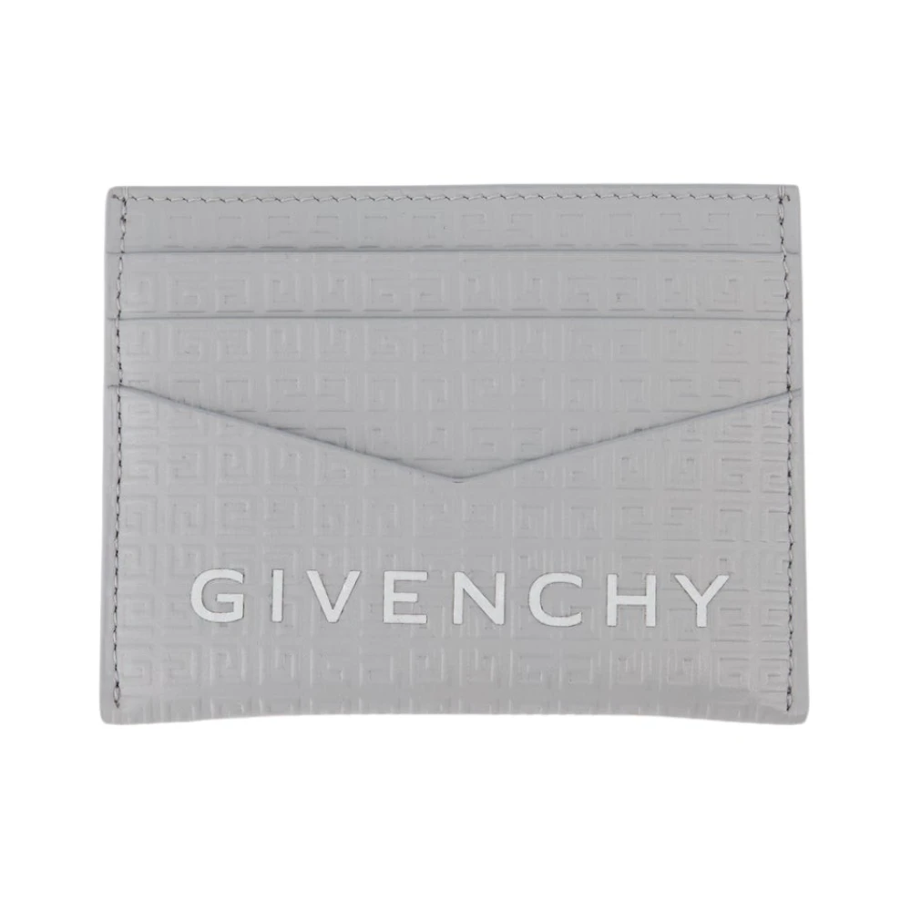 Givenchy Micro 4G Leren Kaarthouder Gray Heren