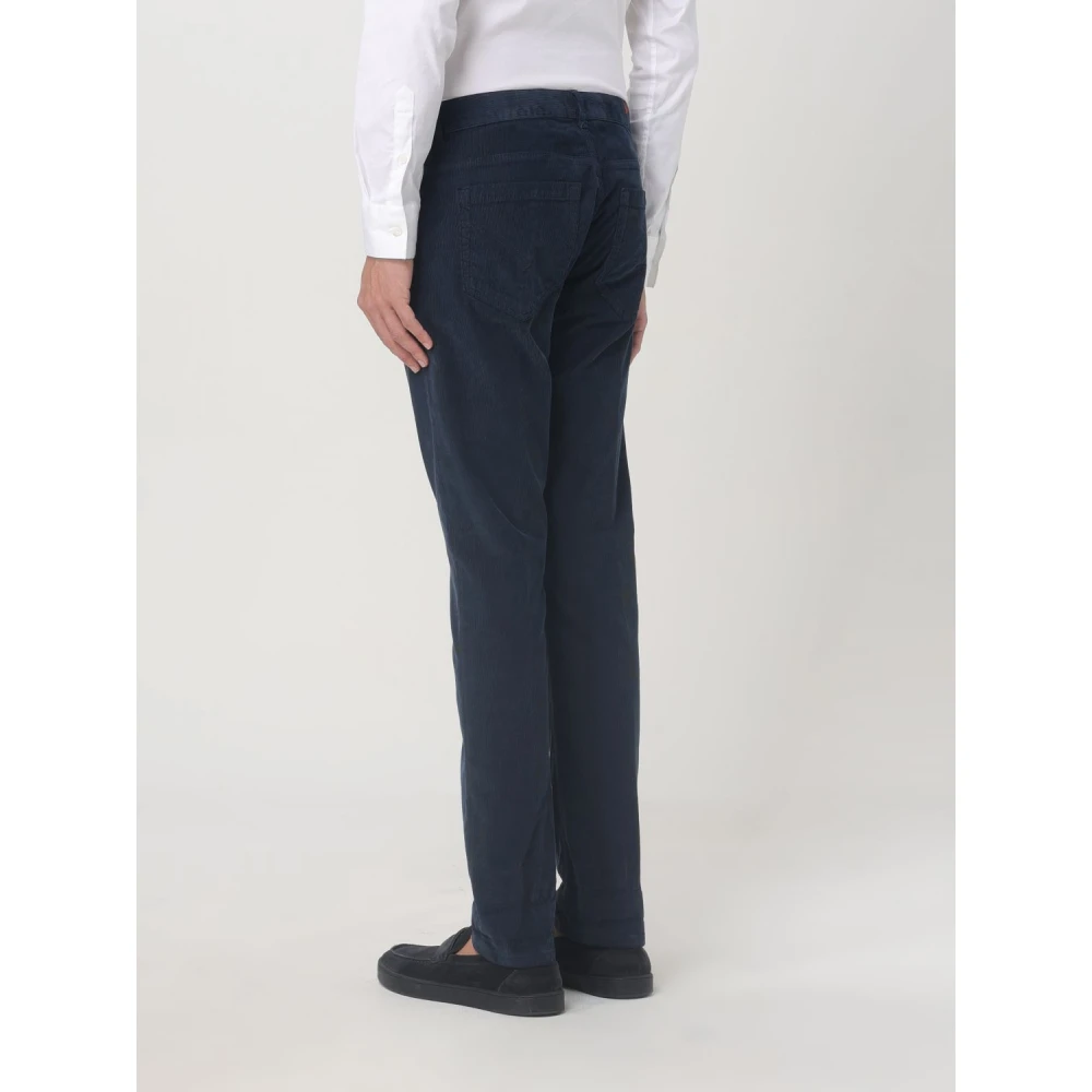 Dondup Fluwelen George Broek Blue Heren