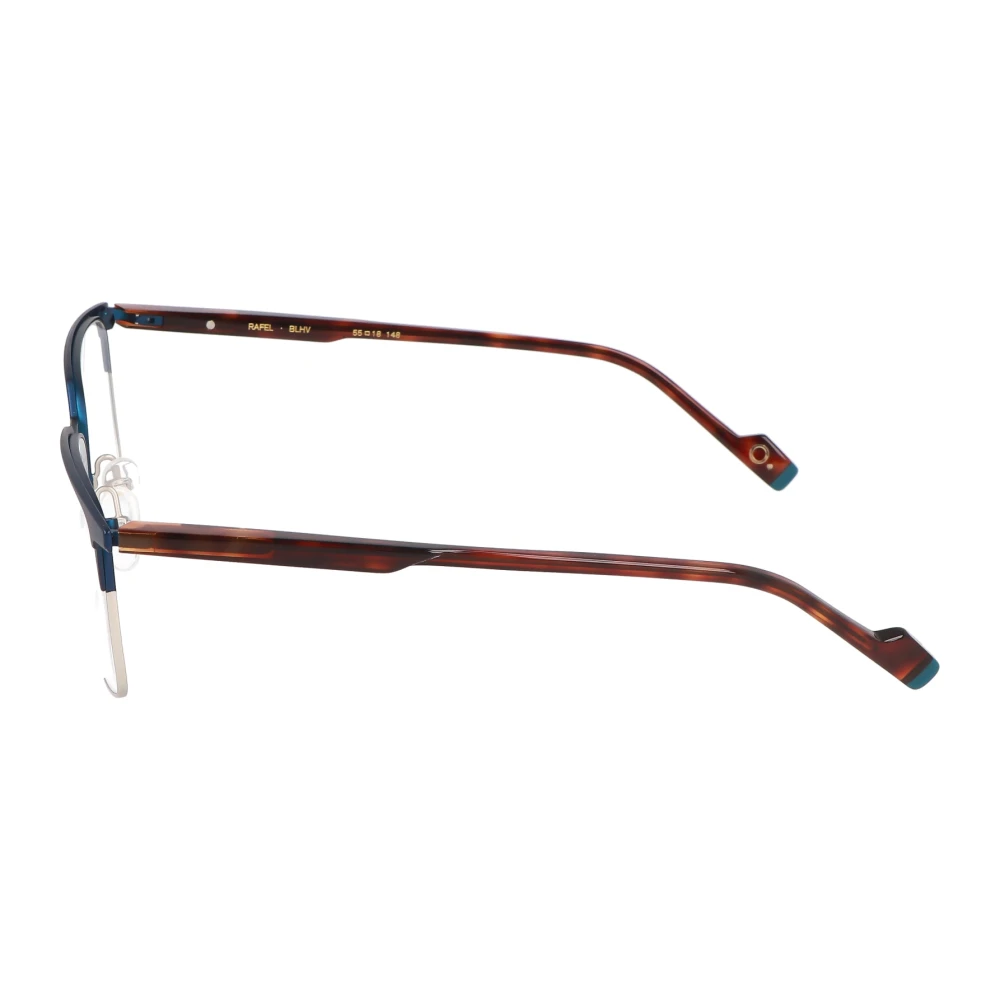 Etnia Barcelona Kleurrijke Rechthoekige Metalen Frame Bril Brown Unisex