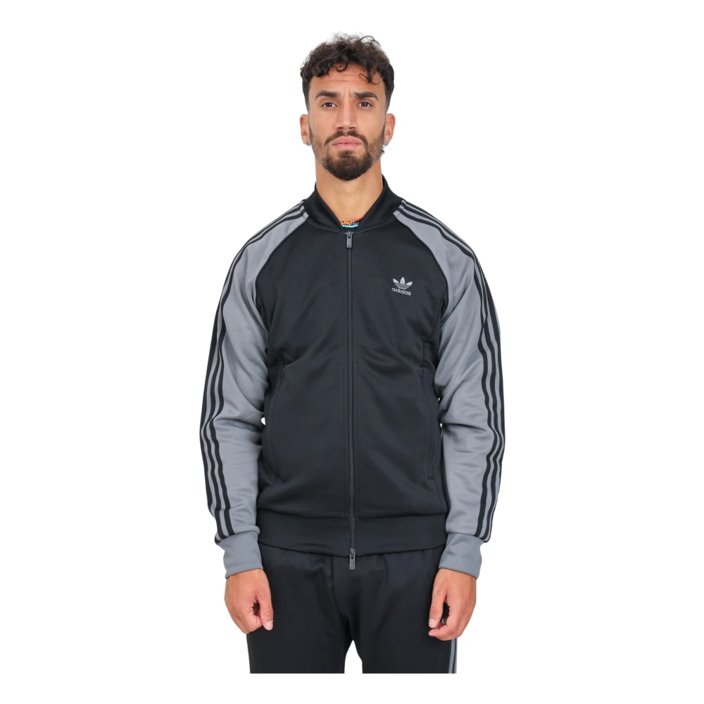 adidas Originals Klassieke Zip Sweater Black Heren