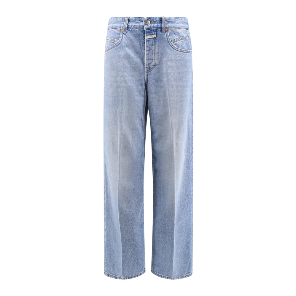 Closed Blauwe Jeans met Zilveren Metalen Knopen Blue Dames