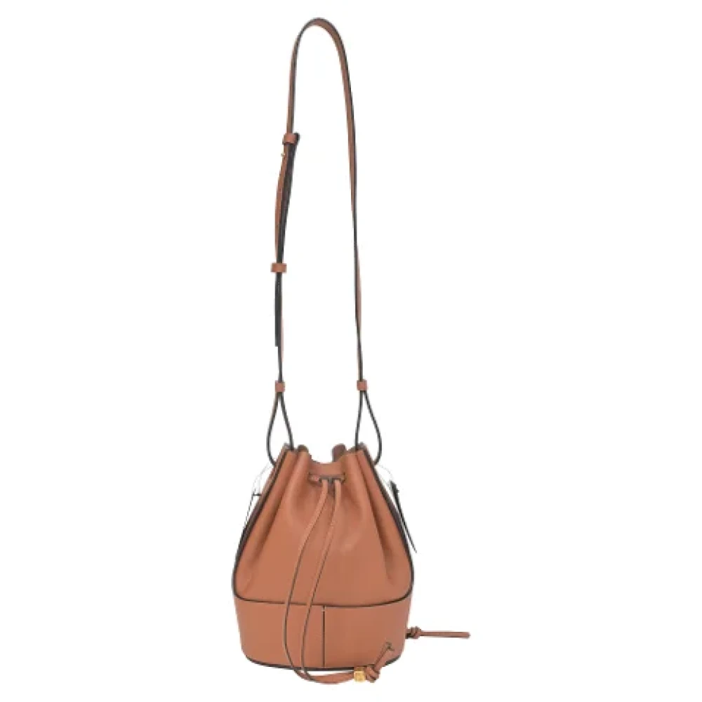 Loewe Pre-owned Leather shoulder-bags Brown Dames