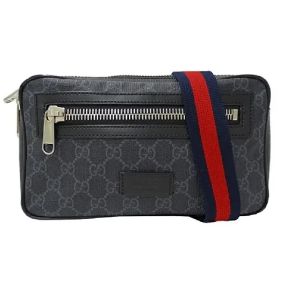 Gucci Vintage Pre-owned Fabric gucci-bags Black Heren