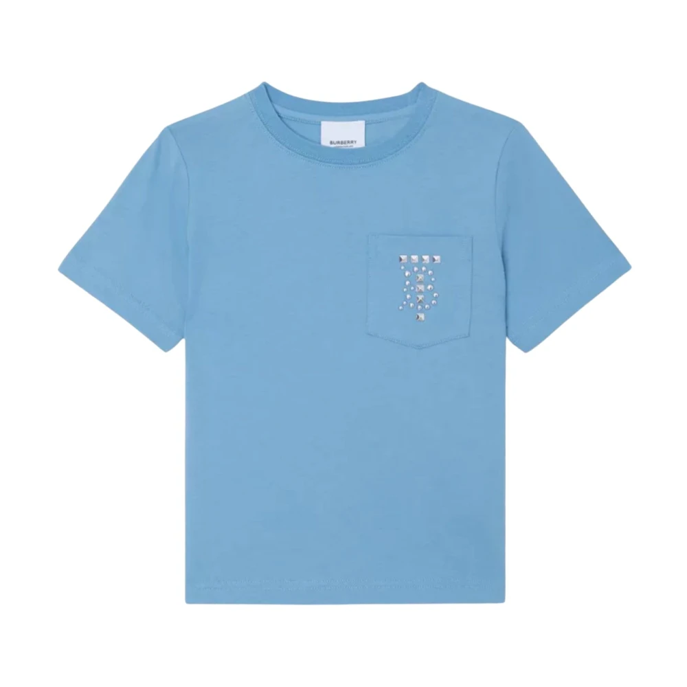 Burberry Blå Ficka T-shirt Barn Blue, Unisex