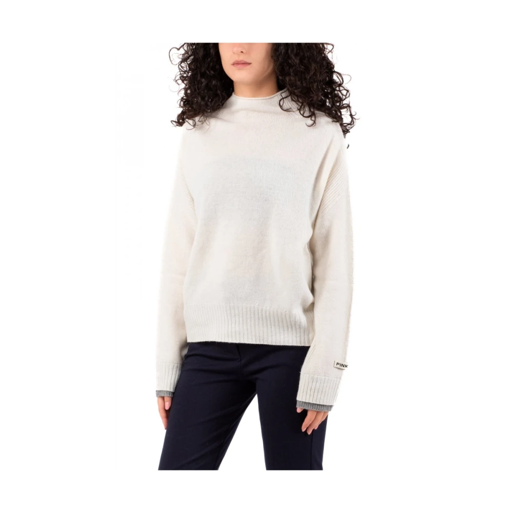 pinko Stijlvolle top voor dames in roze White Dames
