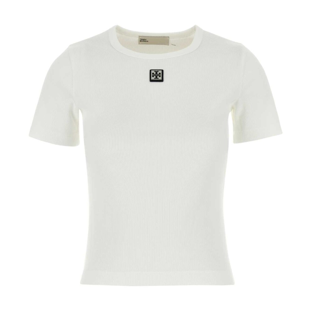 【関税&送料込】Tory Burch T-Shirt printed-cotton-t-shirt-front.