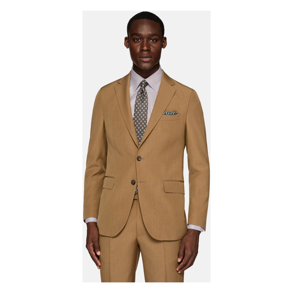Boggi Milano Pak Zuivere Wol Brown Heren