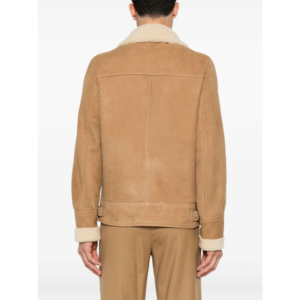 Salvatore Santoro Stijlvolle Jassen Collectie Beige Heren