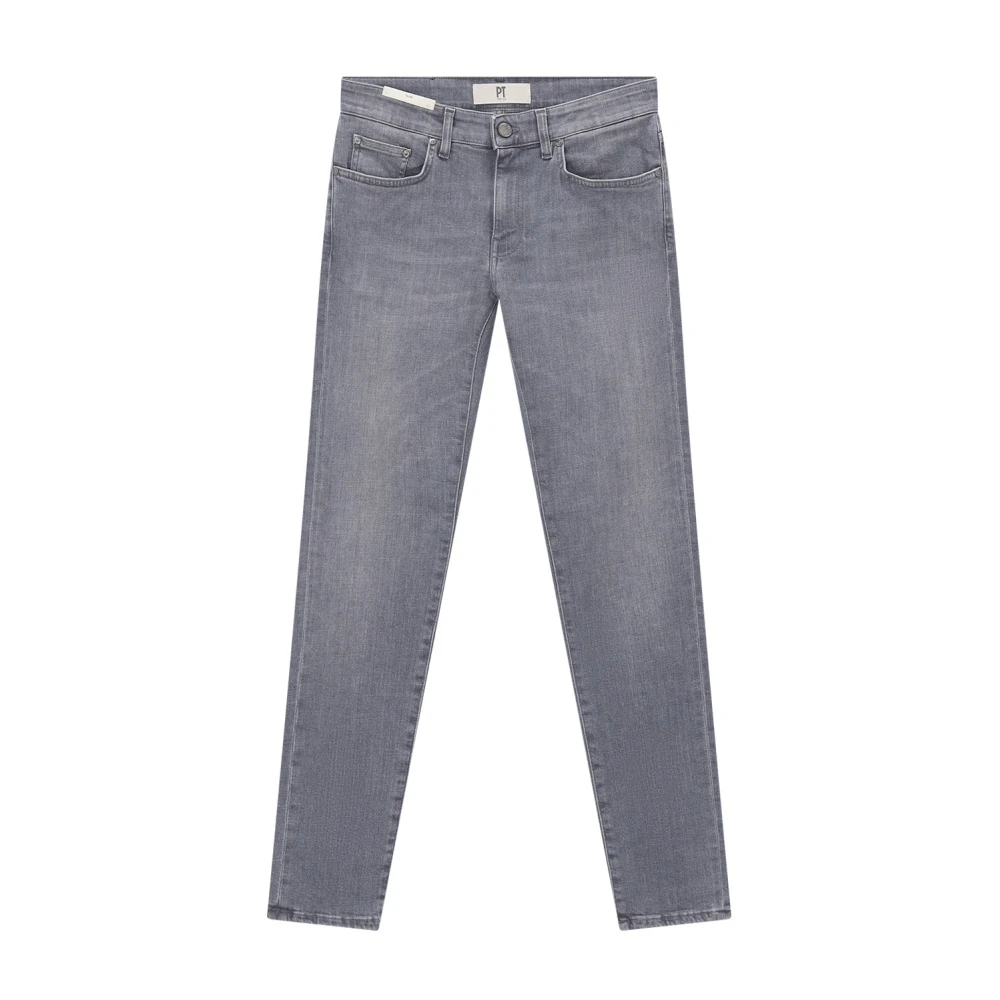Pt Torino Mannelijk Grijs Jeans Heren, W32, Slim-Fit Jeans